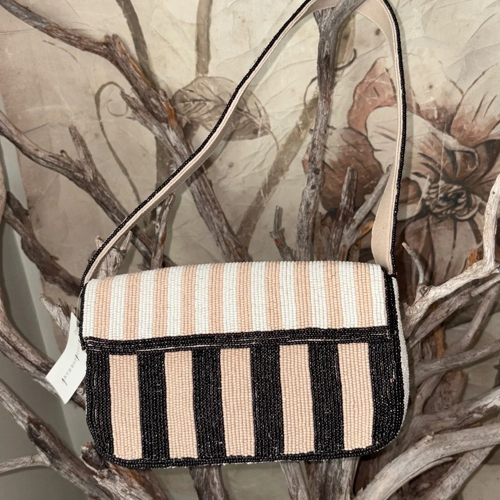 Anthropologie Fiona Beaded Bag: Geometric Edition - Picture 1 of 2